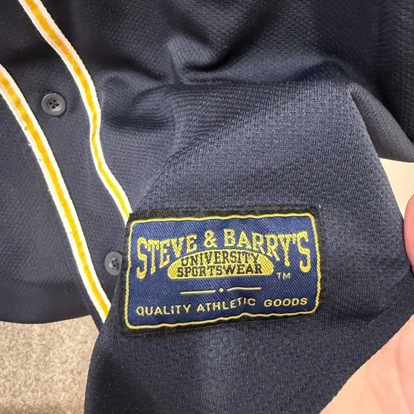 VTG STEVE & BARRYS Michigan Baseball Jersey - Picture 3 of 7